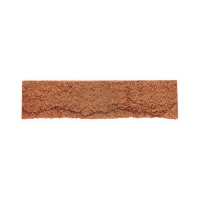 Plaquette de parement béton rouge effet brique l.5,2 x L.21 cm Cottage 230 