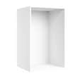 Caisson haut l.60 x H.96,8 x P.33 cm Blanc