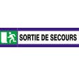 PANNEAU SORTIE DE SECOURS D-SIGN 180X45