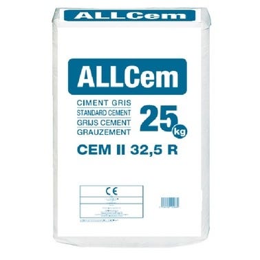 Ciment gris ALLCEM CE 25 kg   0