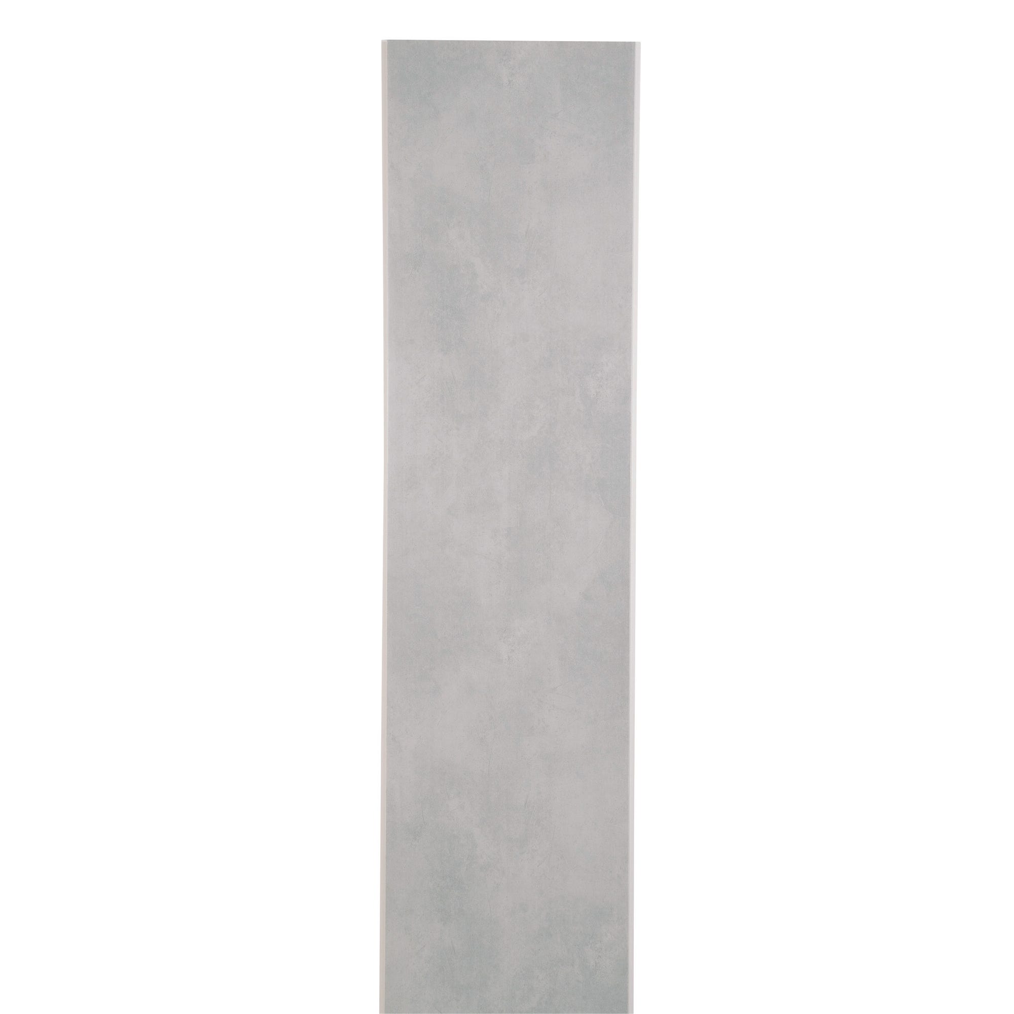 Lambris PVC décor béton clair L.2600 x l.375 x Ep.8 mm - colis de 3,9 m² 0
