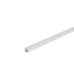 Quart de rond en PVC blanc 12 x 12 mm Long.2,6 m 0