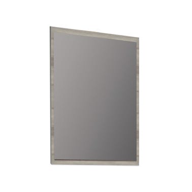 Miroir de salle de bain décor chêne grisé l.60 x H.80 x Ep.2 cm Atlantis 0