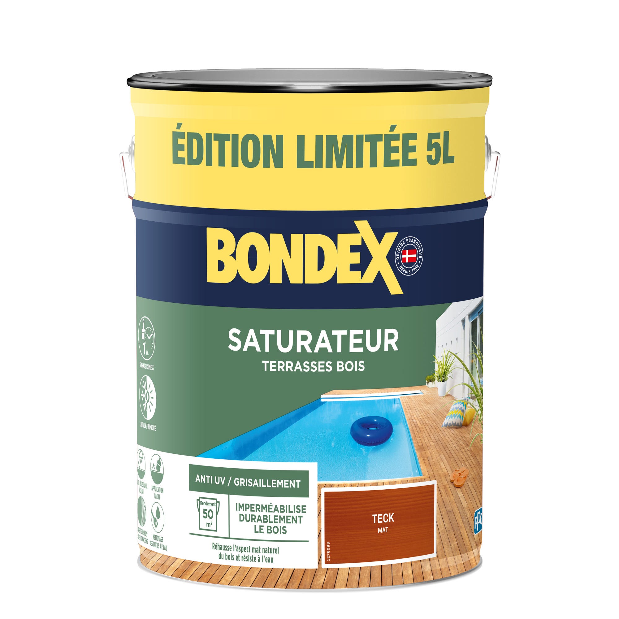 Saturateur terrasse bois teck 5 L Edition limitée - BONDEX 2
