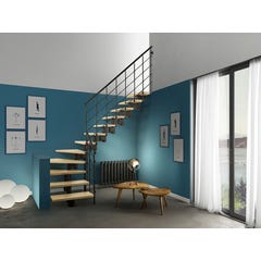 Escalier quart tournant Gexi R 050 PVC Larg.75 cm 0