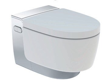 cuvette lavante sans bride pour wc suspendu chromee mera classic geberit bricoman