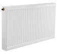 Radiateur acier 6 connexions double panneau L.60 x H.60 cm 1020 W - RADEL