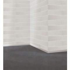 Lambris MDF rev tu d cor gris 8x150x2600MM Colis de 2 Lambris MDF rev tu d cor gris 8x150x2600MM Colis de 2