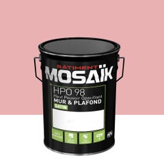 Peinture intérieure satin rose slow teintée en machine 4L HPO - MOSAIK 1