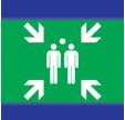 PANNEAU POINT RASSEMBLEMT D-SIGN 100X100