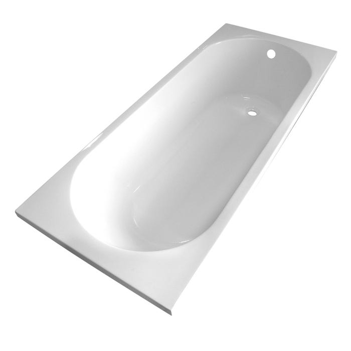 Baignoire rectangulaire blanche L.170 x l.70 cm Easy Bath - BALNEO 3