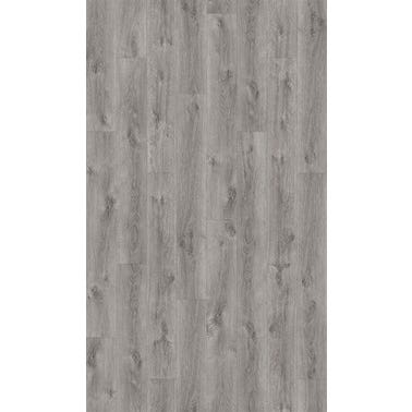 Lame PVC clipsable vinyle gris effet bois l.17,7 x L.121 cm Senso 20 Lock Lumber 0