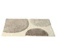 Tapis de bain "ALPAGA" ivoire/taupe