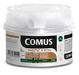Mastic bois polyester bi-composant COMUS Chêne 800g