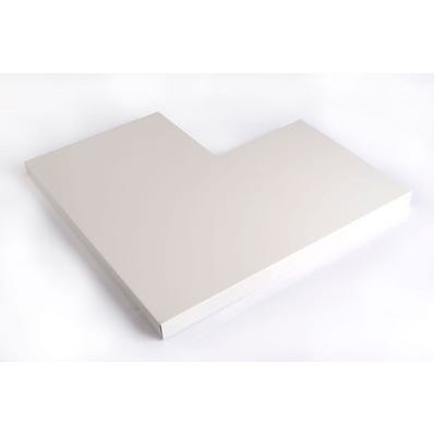 Angle couvertine aluminium blanc L.450 x l.270 mm 0