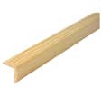 Baguette d’angle arrondie en Pin petits nœuds 30 x 30 mm - 2,4 mètres