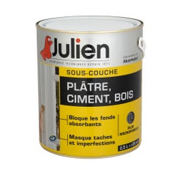 Julien Sous-couche plâtre, ciment, bois 2,5L 0