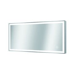 Miroir lumineux avec éclairage LED intégré l.120 x H.60 cm Flint 2