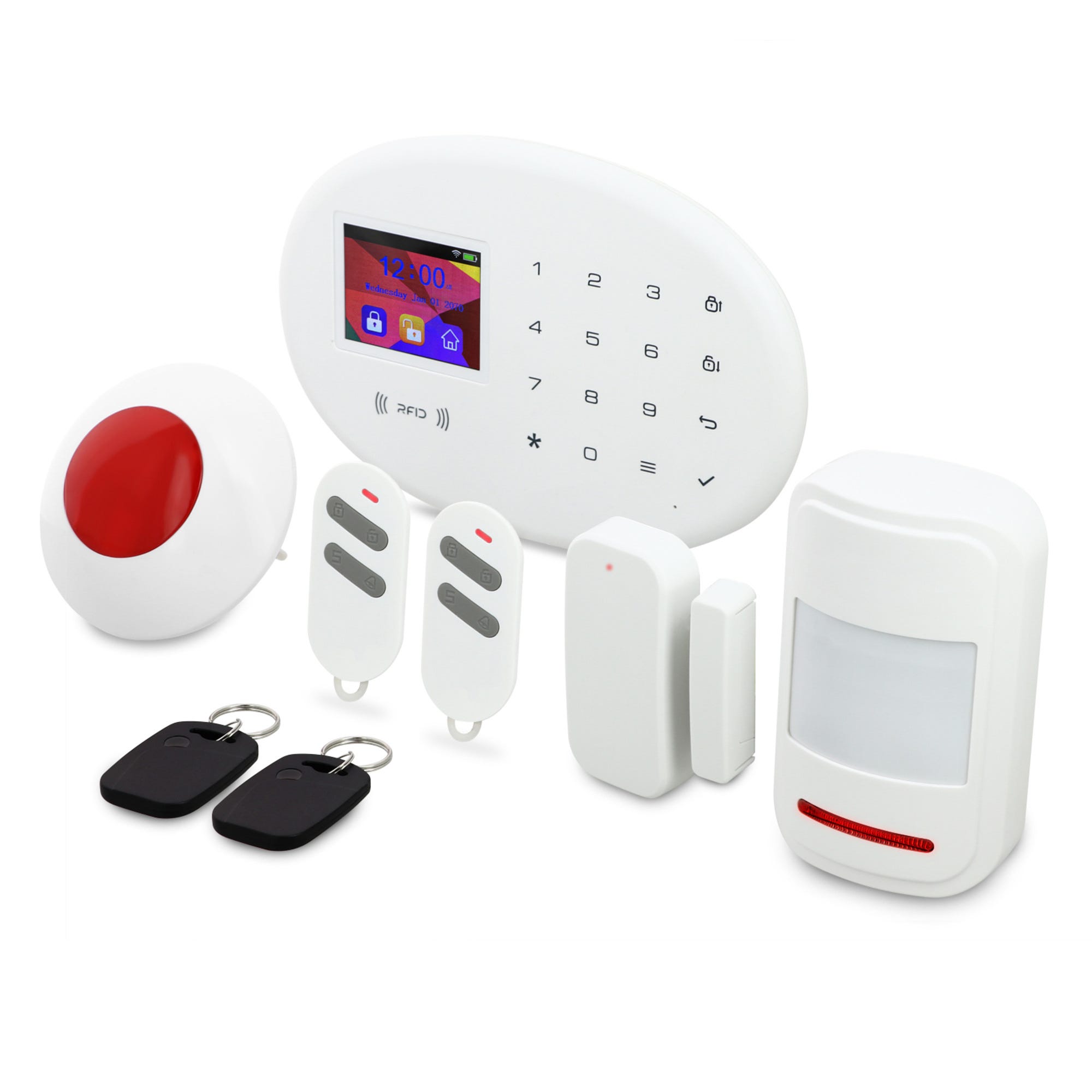 Kit alarme T2 wifi SECURIZY Home 4G - SEDEA - 570930 0