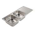Evier à encastrer inox 2 bacs Classic