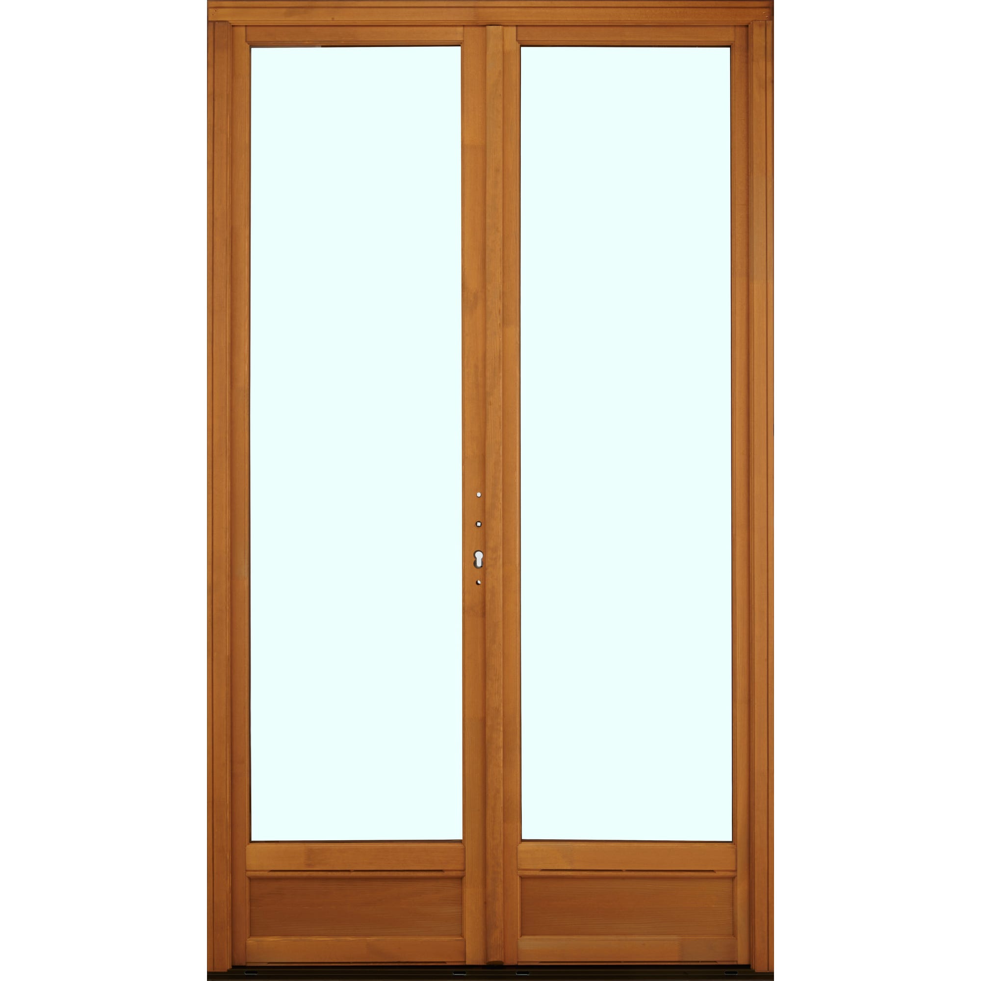 Porte-fenêtre bois H.205 x l.120 cm ouvrant à la française 2 vantaux Pin 0