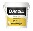 Peinture mur et plafond acrylique COMACRYL PRO-100 Satin blanc 15L