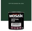 Peinture fer glycéro anti-rouille brillant vert basque RAL6005 0,5 L - MOSAÏK