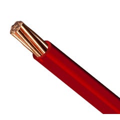 Fil électrique HO7-VR 25 mm² rouge au mètre - MIGUELEZ 0