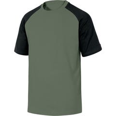 Tee-shirt noir / vert T.L Mach Spring - DELTA PLUS