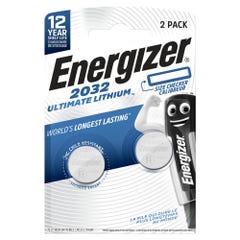 2 piles lithium cr2032 energizer 0