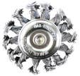 Brosse acier torsadé pour perceuse disque Diam.75 mm 750044 TECNUM - FARTOOLS