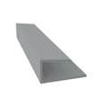 Bordure U simple gris Long.3 m Fortex - FREEFOAM