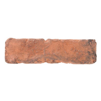 Parement béton effet brique pour mur intérieurs et extérieurs 7x24cm Maya Rouge, colis de 0.68m²
