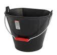 Seau caoutchouc naturel coté plat 17L - TALIAPLAST