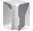 COUDE 90° VERTICAL PVC RECT. 55X220MM