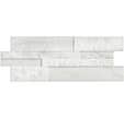 Plaquette de parement béton blanc l.16 x L.40 cm Marmi