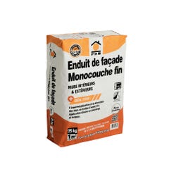 Enduit Monocouche Fin Blanc Andalou 25kg 1