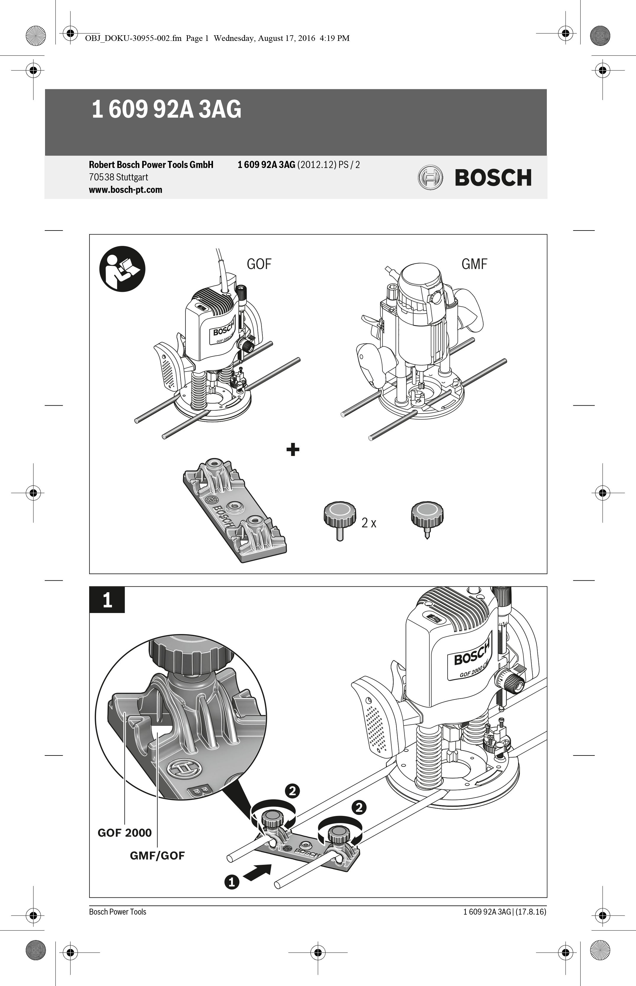 Bosch kit accessoires pour défonceuse - 1600a001t8 - Accessoires pour scies  - Achat & prix