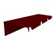 FAITIERE CRANTEE SUR MUR 210CM ROUGE