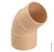 Coude 45° diam 50mm PVC sable GIRPI