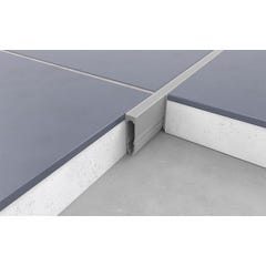 Joint de fractionnement 8x35mm en PVC gris, longueur de 2.5m 0