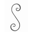 VOLUTE "S" P12X6MM - 110X280MM X5