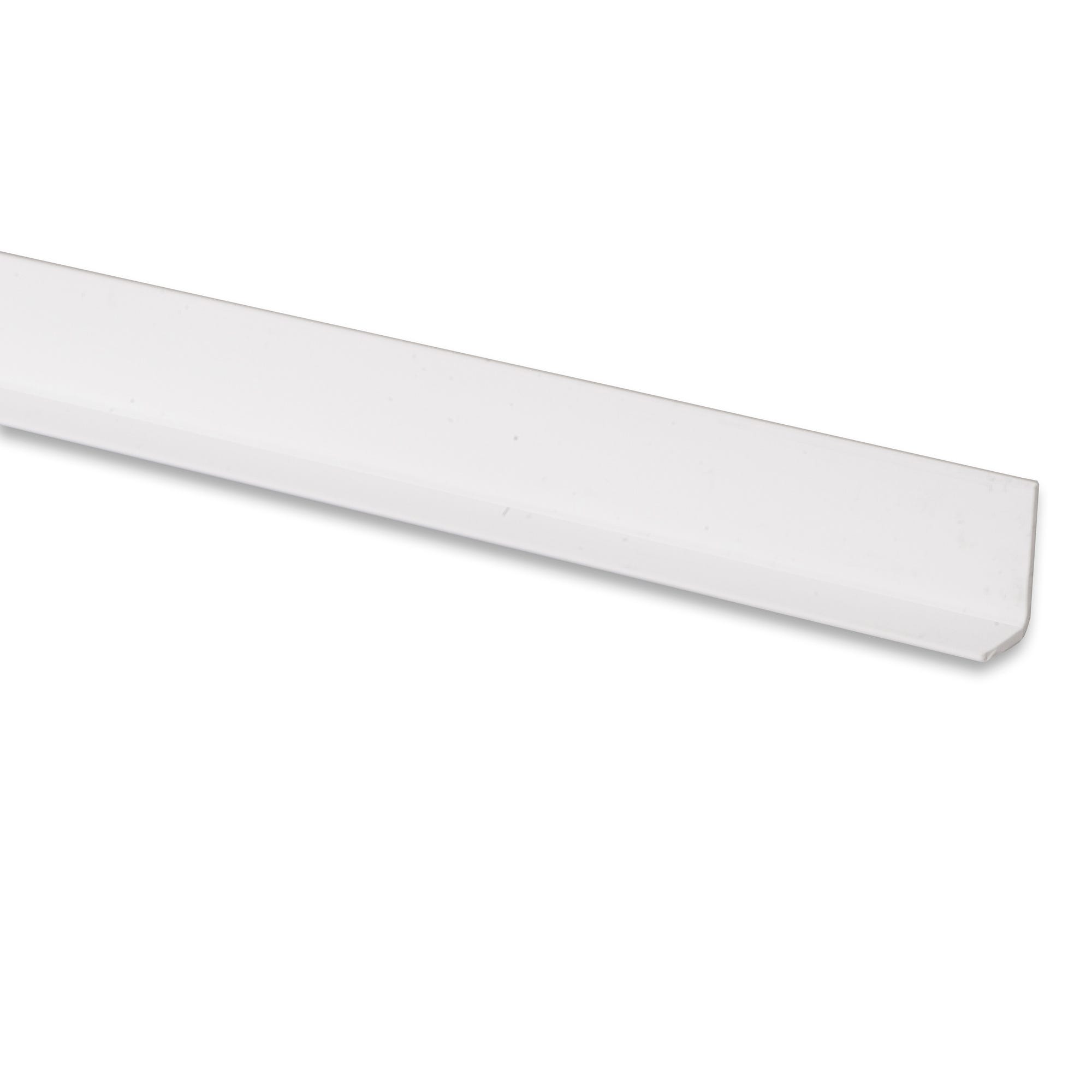 Cornière inégale PVC blanc 40x10mm L. 200 cm 0