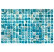 Mosaïque de verre blue gem l.31,1 x L.46,7 cm