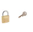 Lot 2 cadenas laiton 35 mm 4 clés