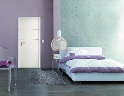 Bloc Porte Griff Inox Laque Blanc Largeur 73 Cm Droite Bricoman