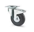 ROULETTE PIVOTANTE CAOUTCHOUC FREIN D200