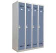VESTIAIRES INDUSTRIE PROPRE 4 PORTES GRIS BLEU
