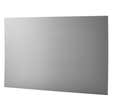 Panneau composite Noir Argent (L x l x Ép.) 120 x 80 x 0,3 cm