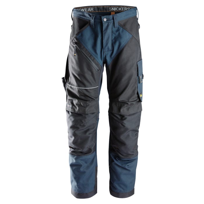 Pantalon de travail bleu T.40 Ruff - SNICKERS 0
